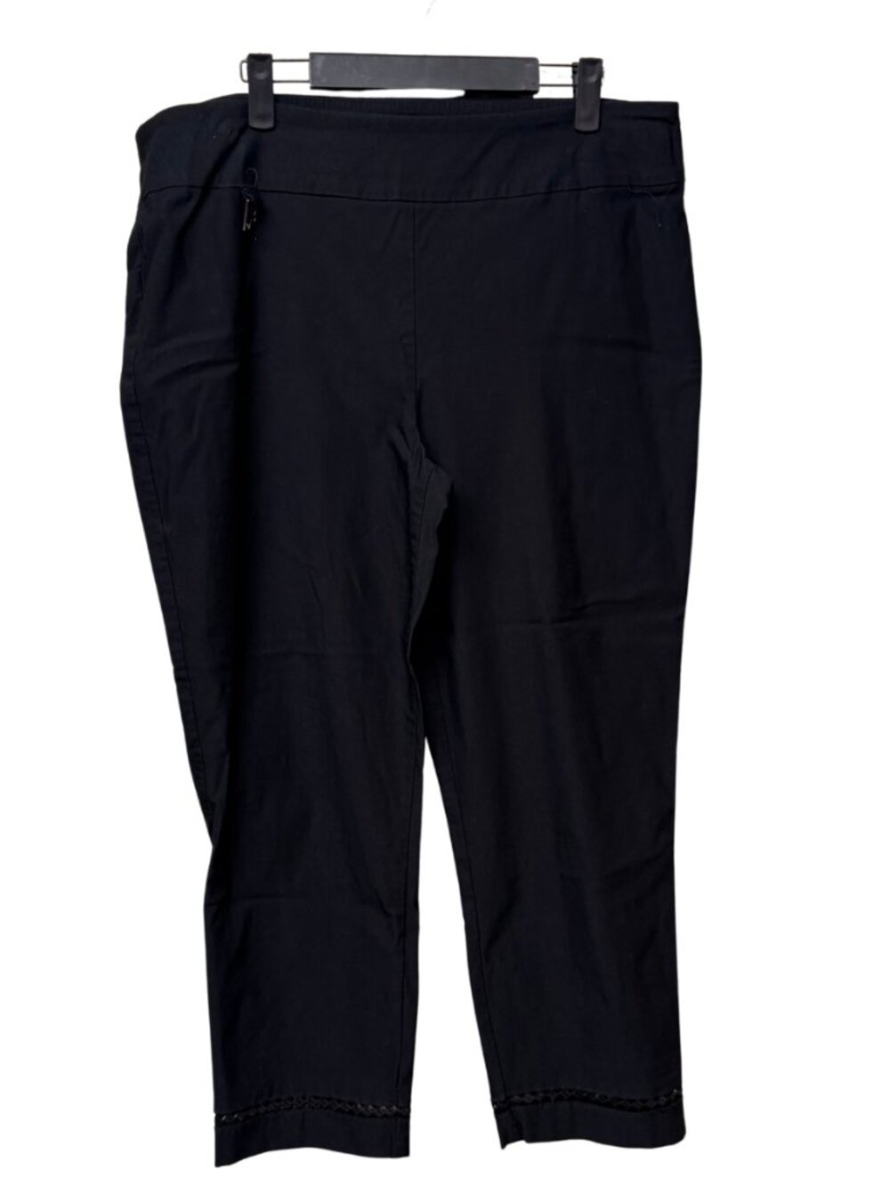 Joseph Ribkoff Black Cropped Stretch Pants